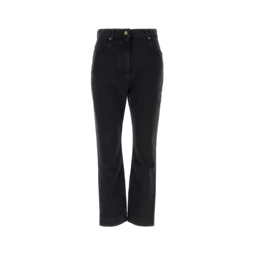 Valentino Garavani Women Black Stretch Denim Jeans